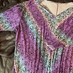 Colourful top
